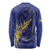 Bosnia And Herzegovina Long Sleeve Shirt Fierce Dragon Heritage