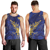 Bosnia And Herzegovina Men Tank Top Fierce Dragon Heritage