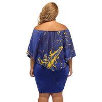 Bosnia And Herzegovina Off Shoulder Short Dress Fierce Dragon Heritage