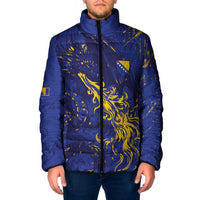 Bosnia And Herzegovina Padded Jacket Fierce Dragon Heritage
