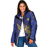 Bosnia And Herzegovina Padded Jacket Fierce Dragon Heritage