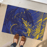 Bosnia And Herzegovina Rubber Doormat Fierce Dragon Heritage