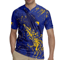Bosnia And Herzegovina Rugby Jersey Fierce Dragon Heritage