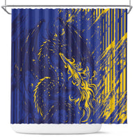 Bosnia And Herzegovina Shower Curtain Fierce Dragon Heritage