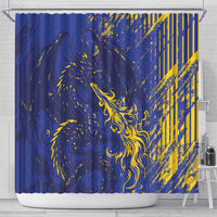 Bosnia And Herzegovina Shower Curtain Fierce Dragon Heritage