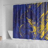 Bosnia And Herzegovina Shower Curtain Fierce Dragon Heritage