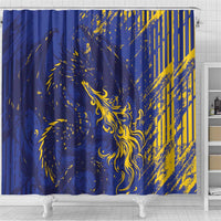 Bosnia And Herzegovina Shower Curtain Fierce Dragon Heritage