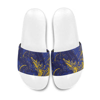 Bosnia And Herzegovina Slide Sandals Fierce Dragon Heritage