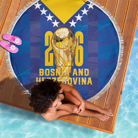 Football 2026 Bosnia And Herzegovina Beach Blanket Trophy Style