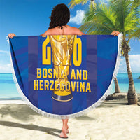 Football 2026 Bosnia And Herzegovina Beach Blanket Trophy Style
