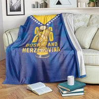 Football 2026 Bosnia And Herzegovina Blanket Trophy Style