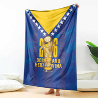 Football 2026 Bosnia And Herzegovina Blanket Trophy Style