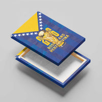 Football 2026 Bosnia And Herzegovina Canvas Wall Art Trophy Style