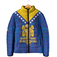 Custom Football 2026 Bosnia And Herzegovina Padded Jacket Trophy Style