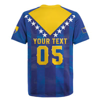 Custom Football 2026 Bosnia And Herzegovina Rugby Jersey Trophy Style