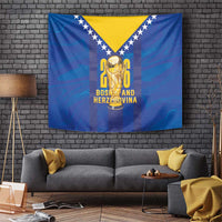 Football 2026 Bosnia And Herzegovina Tapestry Trophy Style