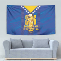 Football 2026 Bosnia And Herzegovina Tapestry Trophy Style