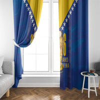 Football 2026 Bosnia And Herzegovina Window Curtain Trophy Style
