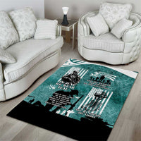 Veteran PTSD Area Rug Not A Sign Of Weakness It Is Earned By Doing What Others Fear