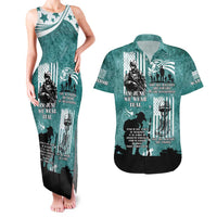 Veteran PTSD Couples Matching Tank Maxi Dress and Hawaiian Shirt Not A Sign Of Weakness It Is Earned By Doing What Others Fear