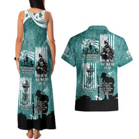 Veteran PTSD Couples Matching Tank Maxi Dress and Hawaiian Shirt Not A Sign Of Weakness It Is Earned By Doing What Others Fear