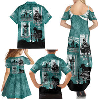 Veteran PTSD Family Matching Summer Maxi Dress and Hawaiian Shirt Not A Sign Of Weakness It Is Earned By Doing What Others Fear