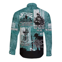 Veteran PTSD Long Sleeve Button Shirt Not A Sign Of Weakness It Is Earned By Doing What Others Fear
