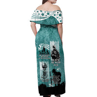 Veteran PTSD Off Shoulder Maxi Dress Not A Sign Of Weakness It Is Earned By Doing What Others Fear