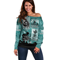 Veteran PTSD Off Shoulder Sweater Not A Sign Of Weakness It Is Earned By Doing What Others Fear