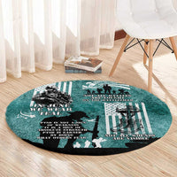 Veteran PTSD Round Carpet Not A Sign Of Weakness It Is Earned By Doing What Others Fear