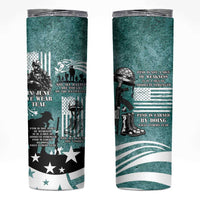 Veteran PTSD Skinny Tumbler Not A Sign Of Weakness It Is Earned By Doing What Others Fear