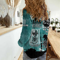 Veteran PTSD Women Casual Shirt Not A Sign Of Weakness It Is Earned By Doing What Others Fear