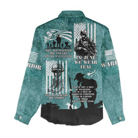 Veteran PTSD Women Casual Shirt Not A Sign Of Weakness It Is Earned By Doing What Others Fear