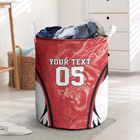 Custom South Korea Football 2026 Laundry Basket Taegeuk Warriors Spirit Sporty Style