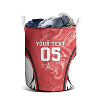 Custom South Korea Football 2026 Laundry Basket Taegeuk Warriors Spirit Sporty Style
