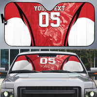 Custom South Korea Football 2026 Auto Sun Shade Taegeuk Warriors Spirit Sporty Style
