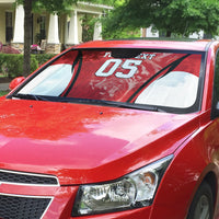 Custom South Korea Football 2026 Auto Sun Shade Taegeuk Warriors Spirit Sporty Style