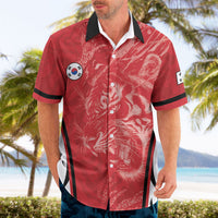 Custom South Korea Football 2026 Hawaiian Shirt Taegeuk Warriors Spirit Sporty Style