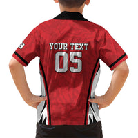 Custom South Korea Football 2026 Kid Hawaiian Shirt Taegeuk Warriors Spirit Sporty Style