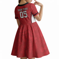 Custom South Korea Football 2026 Kid Short Sleeve Dress Taegeuk Warriors Spirit Sporty Style