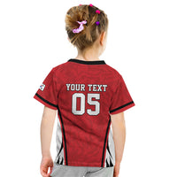Custom South Korea Football 2026 Kid T Shirt Taegeuk Warriors Spirit Sporty Style
