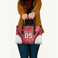 Custom South Korea Football 2026 Leather Bag Taegeuk Warriors Spirit Sporty Style