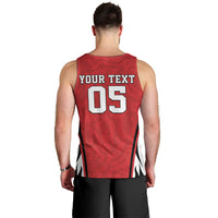 Custom South Korea Football 2026 Men Tank Top Taegeuk Warriors Spirit Sporty Style