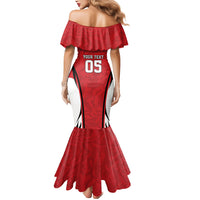 Custom South Korea Football 2026 Mermaid Dress Taegeuk Warriors Spirit Sporty Style