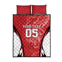Custom South Korea Football 2026 Quilt Bed Set Taegeuk Warriors Spirit Sporty Style