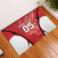 Custom South Korea Football 2026 Rubber Doormat Taegeuk Warriors Spirit Sporty Style