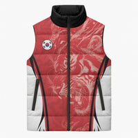 Custom South Korea Football 2026 Sleeveless Puffer Jacket Taegeuk Warriors Spirit Sporty Style