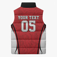 Custom South Korea Football 2026 Sleeveless Puffer Jacket Taegeuk Warriors Spirit Sporty Style