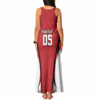 Custom South Korea Football 2026 Tank Maxi Dress Taegeuk Warriors Spirit Sporty Style