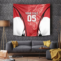 Custom South Korea Football 2026 Tapestry Taegeuk Warriors Spirit Sporty Style